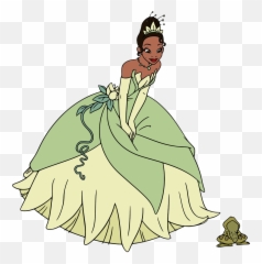 Tiana Wearing Winter Coat Bending - Disney Princess And The Frog Tiana Clipart Png,Tiana Png
