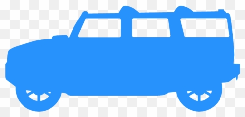 Hummer Car Silhouette - Free Vector Silhouettes Creazilla png