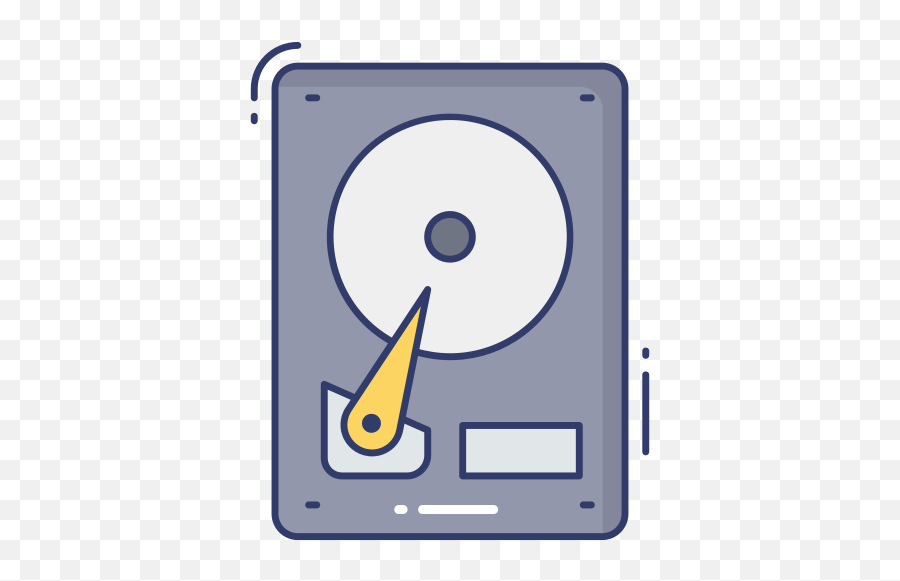 Hard Disk Drive - Free Computer Icons Data Storage Png,Hdd Icon