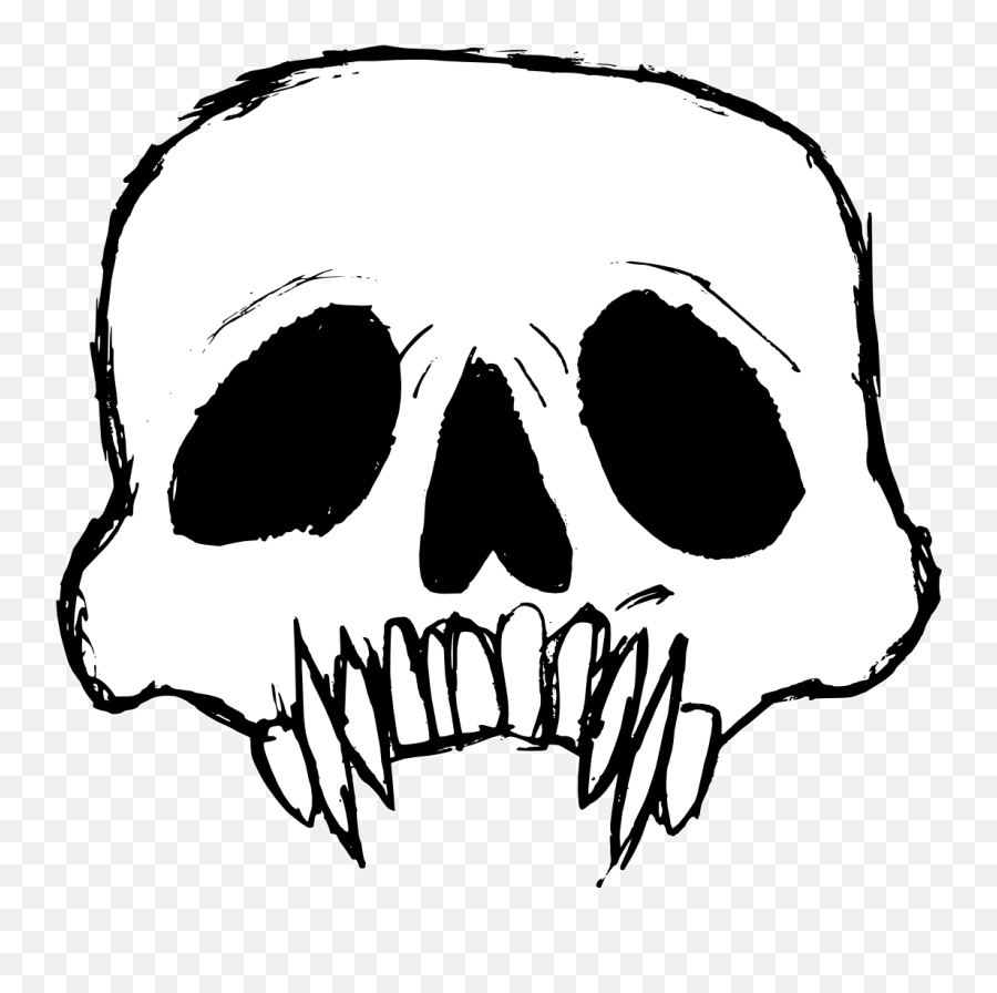 8 Skull Drawing Vector Png - Haystack Rock,Skull Drawing Png