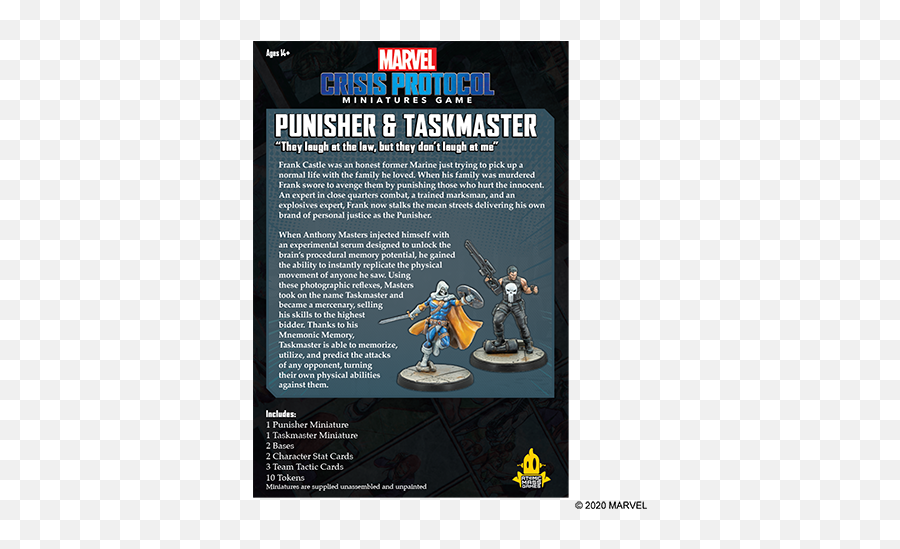 Marvel Crisis Protocol Punisher U0026 Taskmaster - Fictional Character Png,Frank Castle Icon