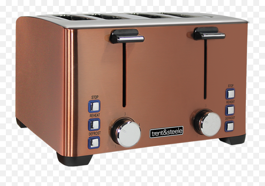Download 4 - 4 Slice Copper Toaster Png,Toaster Transparent Background
