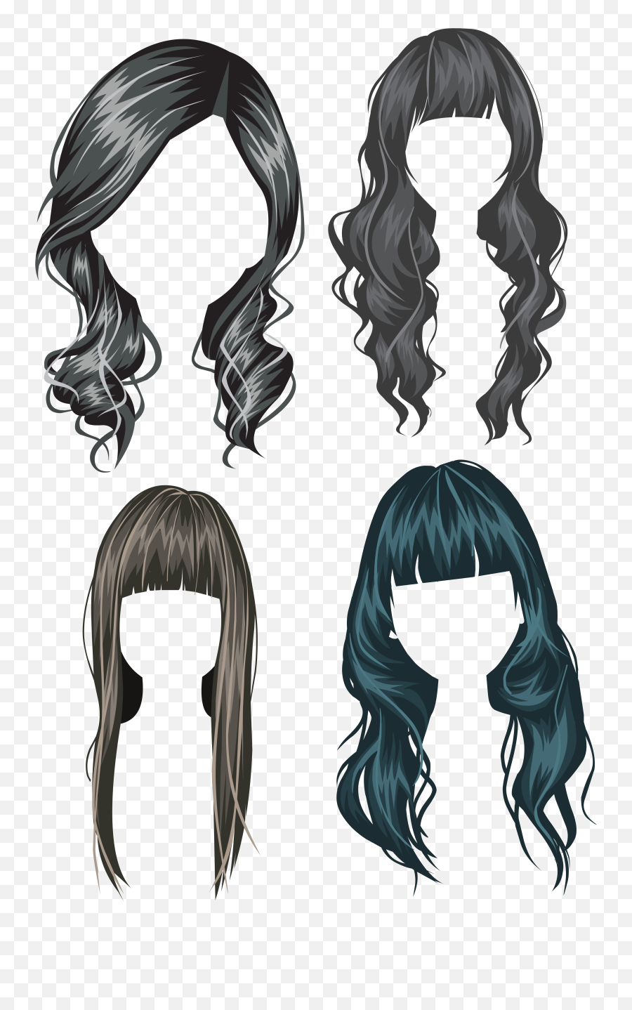 Hair Wig Png - Hair Sketch Png,Hair Strand Png