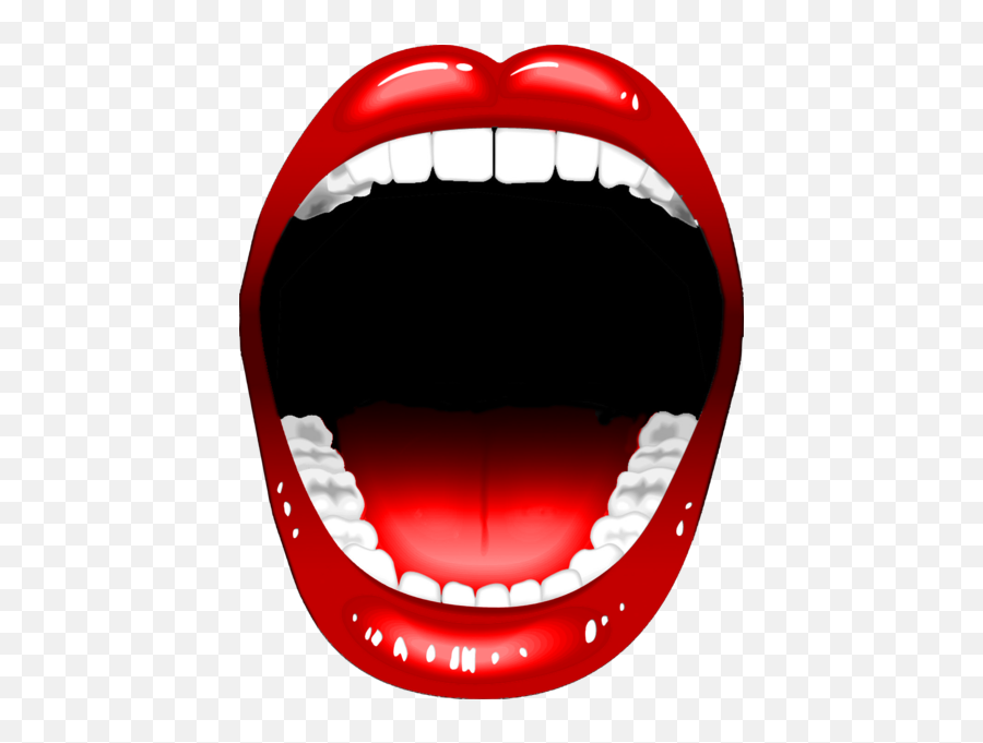 Download Mouth Web Png Images Clipart - Open Mouth Clip Art,Lips Clipart Png