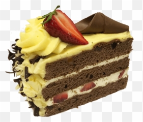 Fresh Handmade The Chocolate U0026 Strawberry Slice - Chocolate Cake Png,Cake Slice Png