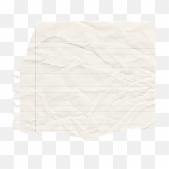 Download Paper Wrinkled Lines To Write Signs Note - Crumpled Transparent Background png