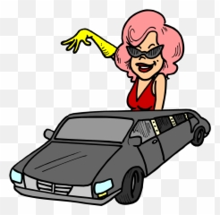 Limo Party Clip Art Free Cliparts - Super Star Cartoon Png Limo Clip Art,Cartoon Star Png