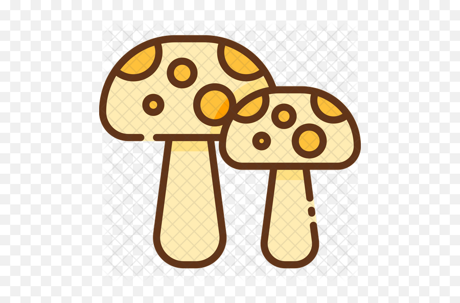 Fungi Icon Of Colored Outline Style - Clip Art Png,Fungi Png