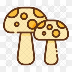 Fungi Icon Of Colored Outline Style - Clip Art Png,Fungi Png