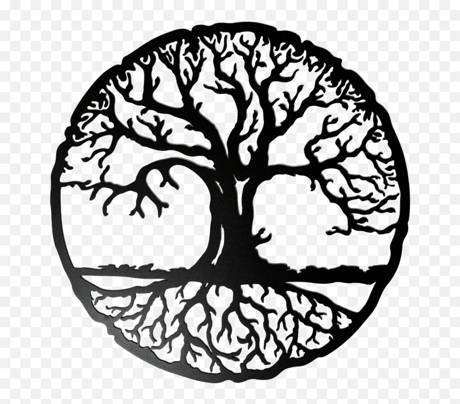 Circle Drawing Tree - Tree Of Life Roots Png,Tree Of Life Png
