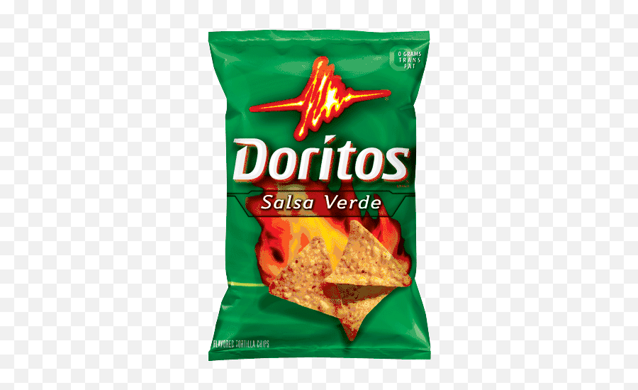 Doritos Salsa Verde Flavored Tortilla Chips Pack Of 3 - 975 Oz975 Oz Doritos Salsa Verde Chips Png,Doritos Transparent