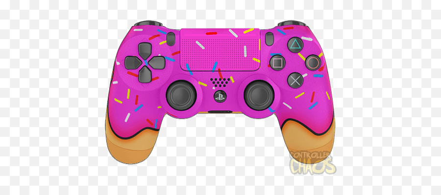 Glazed Fresh Donut - Custom Ps4 Controller Png,Playstation Controller Png