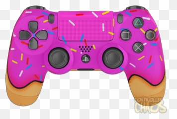 Glazed Fresh Donut - Custom Ps4 Controller png