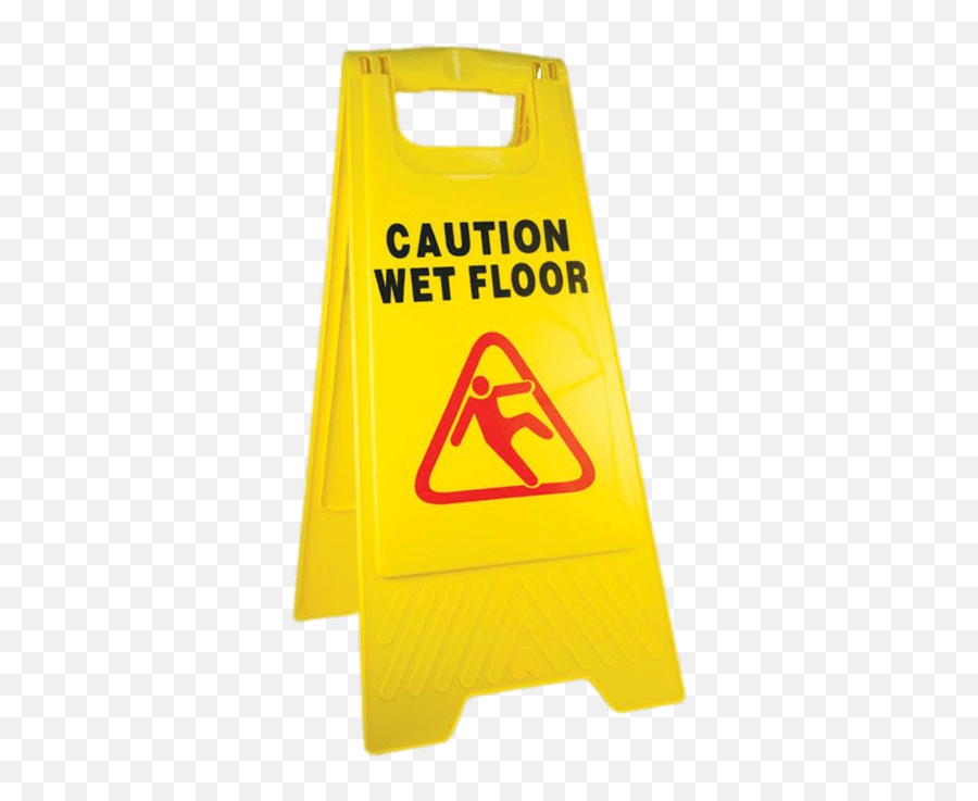 Caution Wet Floor Board Transparent Png - Stickpng Wet Floor Signage,Hazard Sign Png