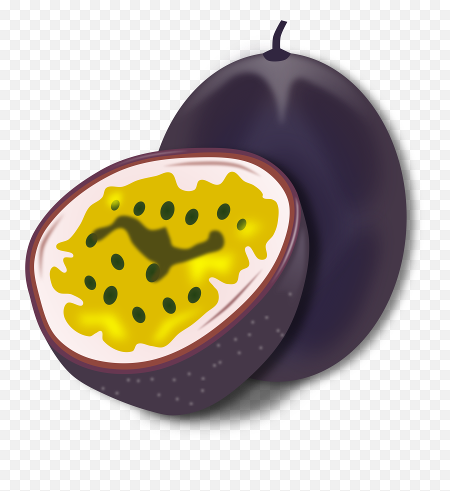 Fruits Clipart Passion Fruit - Passion Fruit Drawing Png,Passion Png