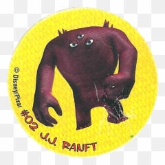 Tazos U003e Monsters Inc - Joe Ranft png