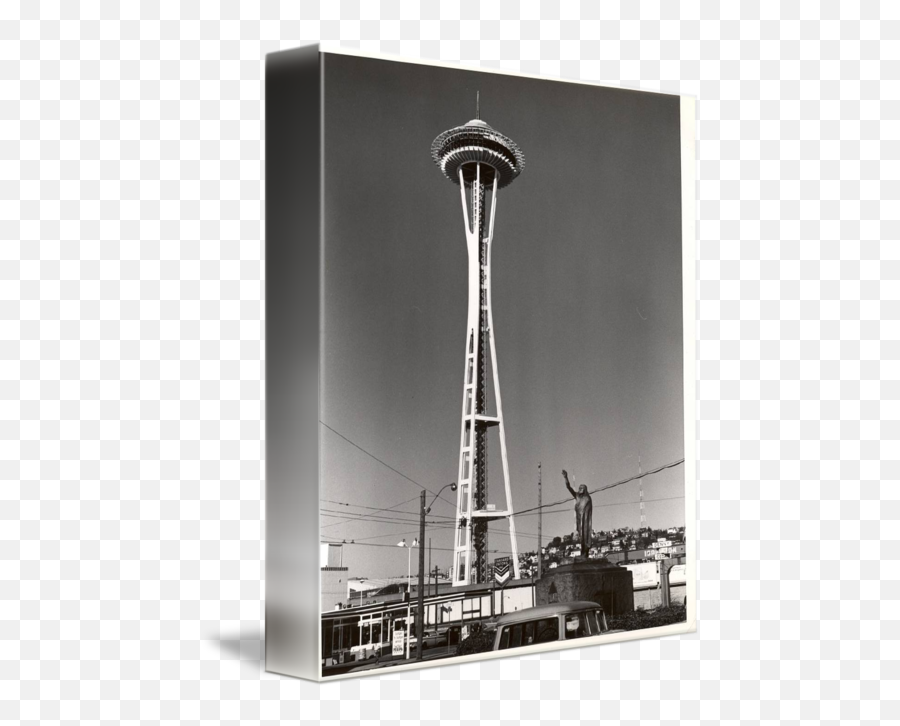 Seattle Space Needle Vintage Photograph By Alleycatshirts Zazzle - Space Needle Png,Space Needle Png