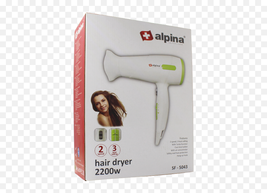 Alpina Sf - 5043 Hair Dryer Alpina Personal Care Sf 5043 Product Png,Hair Dryer Png