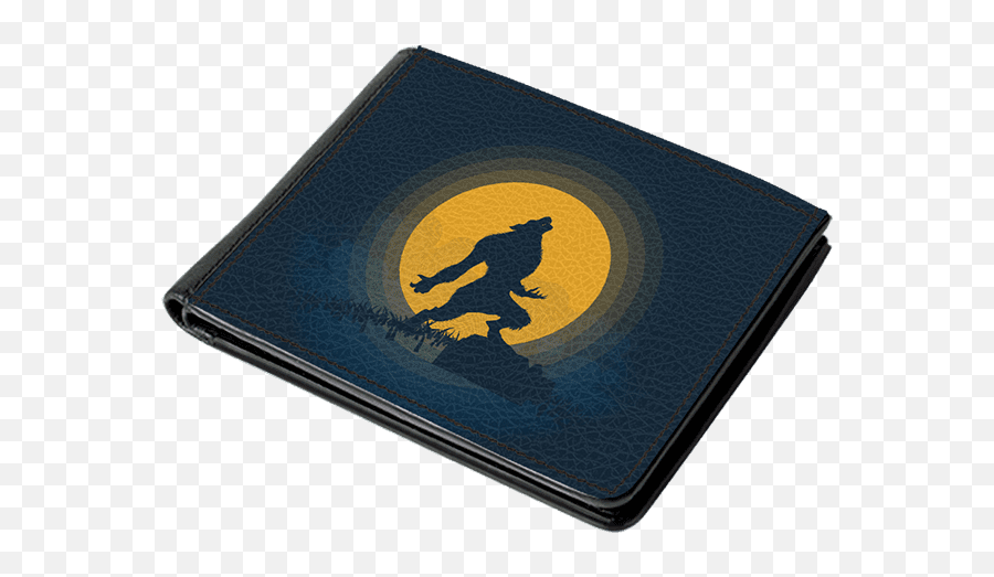 Werewolf Silhouette Passport Wallet - Emblem Png,Werewolf Png