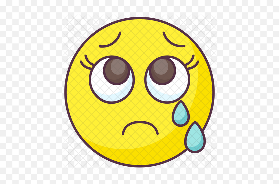 Teary Eyes Emoji Icon - Smiley Png,Eyes Emoji Transparent