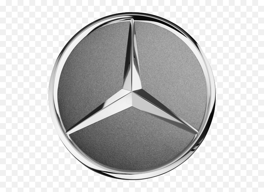 Hub Cap Raised Star Himalaya Grey - Hubcap Png,Mercedez Benz Logo