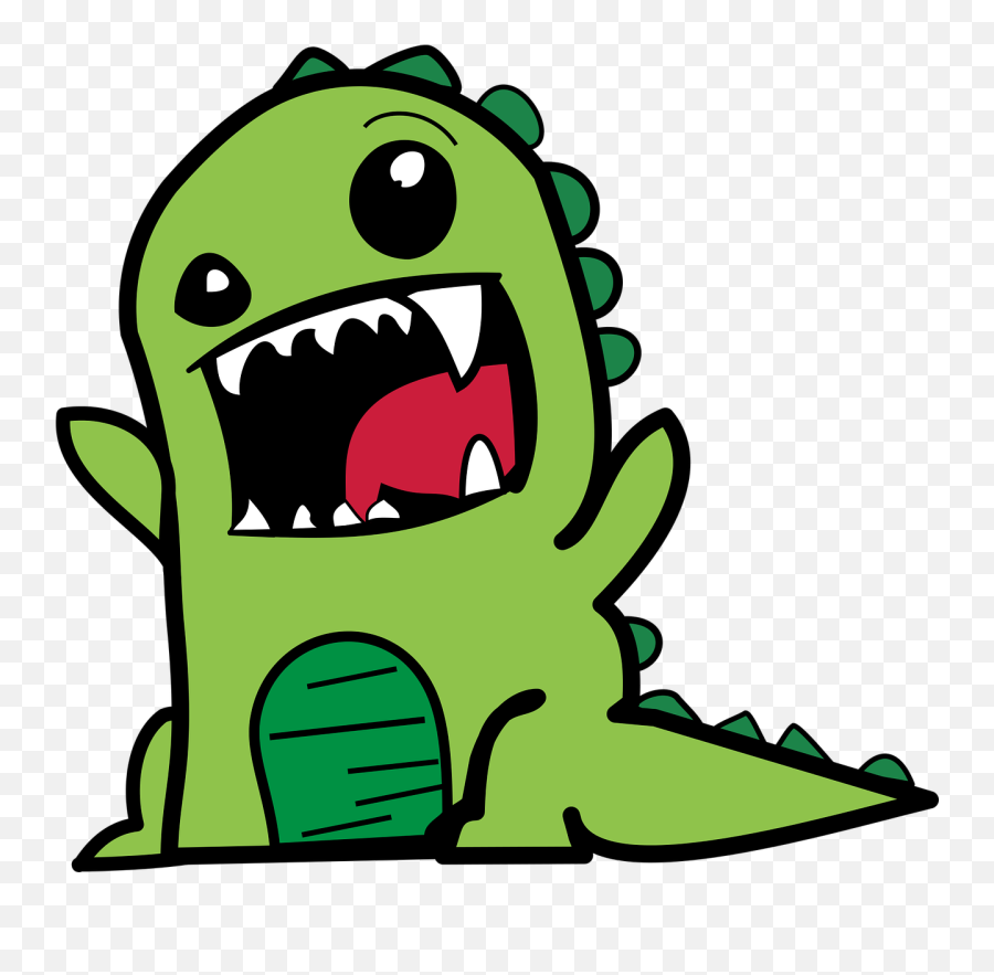 Cartoon Comic Dino - Free Vector Graphic On Pixabay Clipart Dinosaur Cartoon Png,Cartoon Smile Png