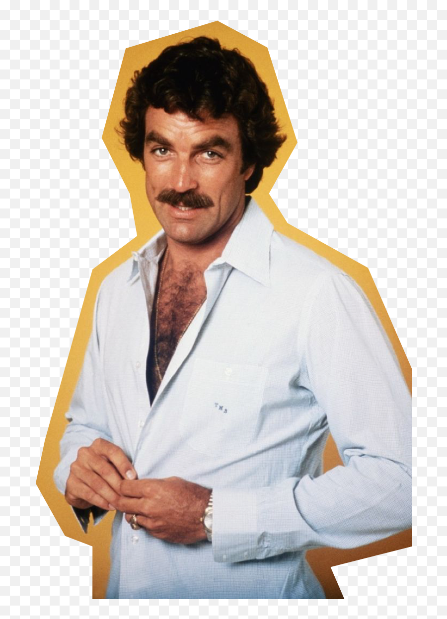 Taco Meat Chest Hair - Burt Reynolds Vs Tom Selleck Png,Chest Hair Png