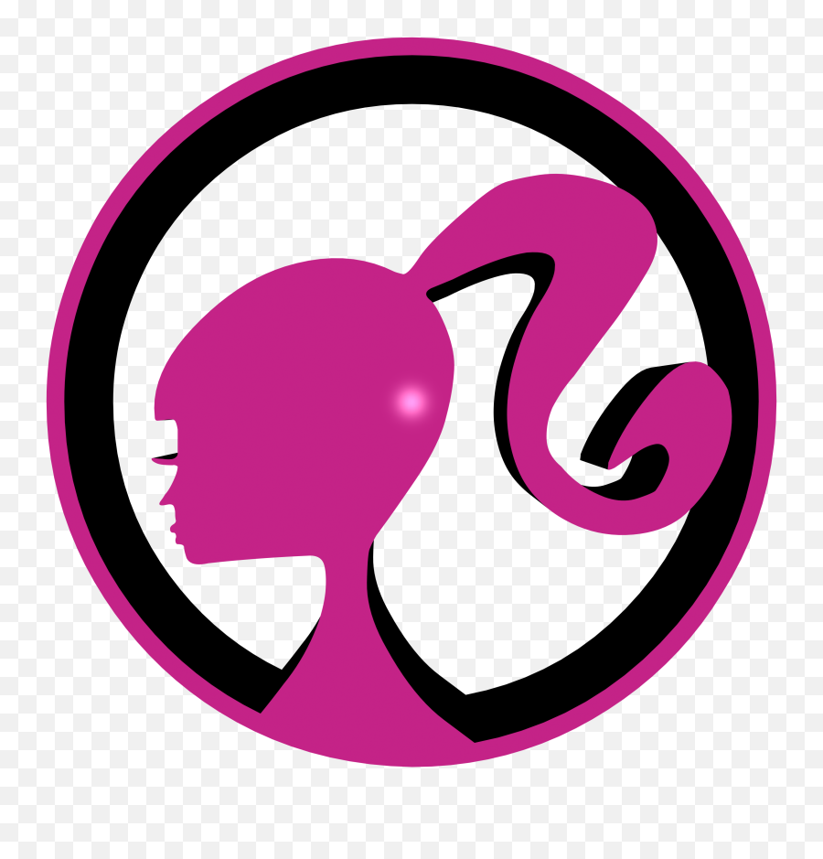 Download Barbie Pink Logo Images Png Head Symbol - Slip It To Me,Barbie Png
