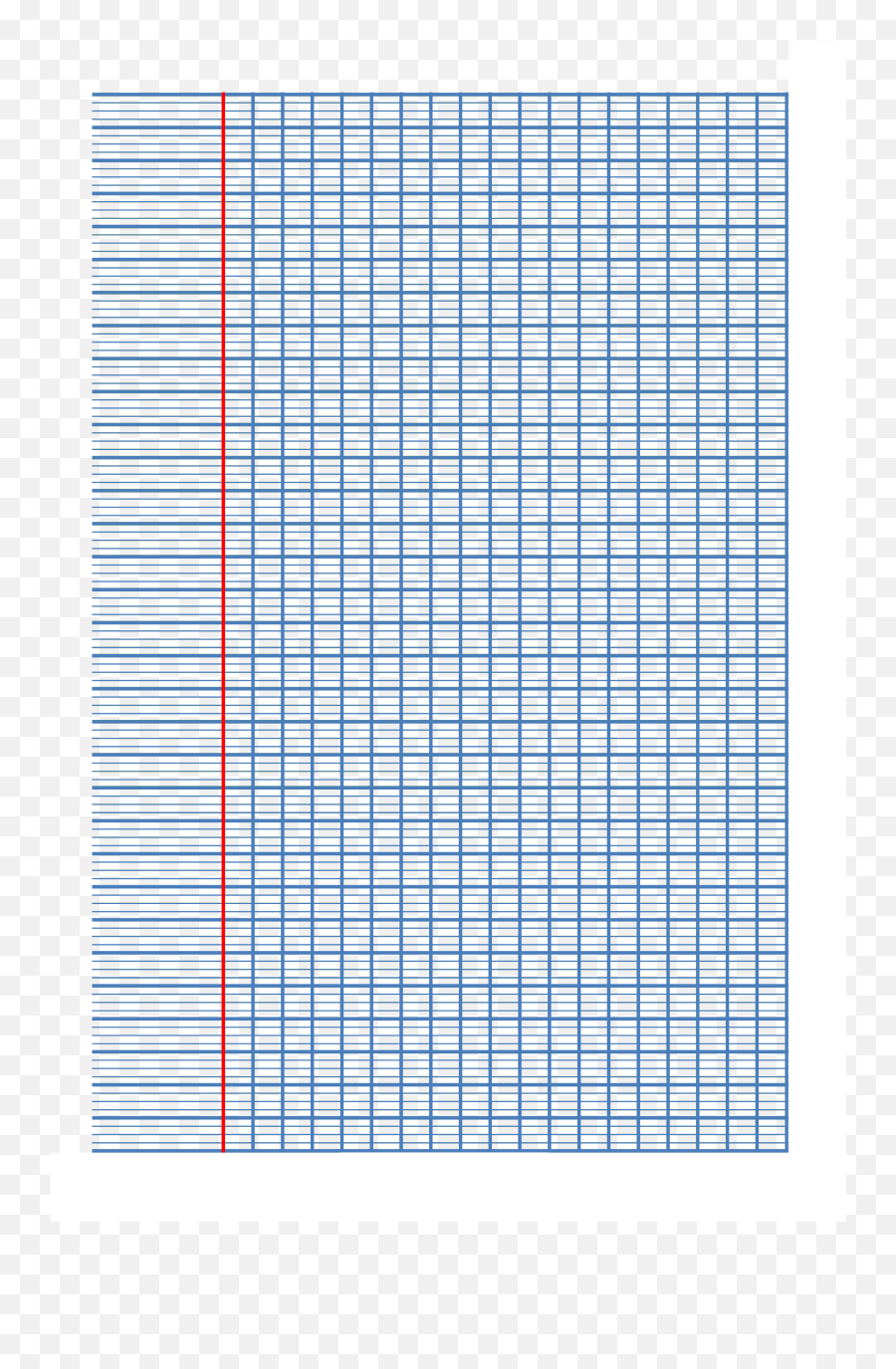 French Ruled Paper A4 - Seyes Ruled Paper Template Png,Lined Paper Png