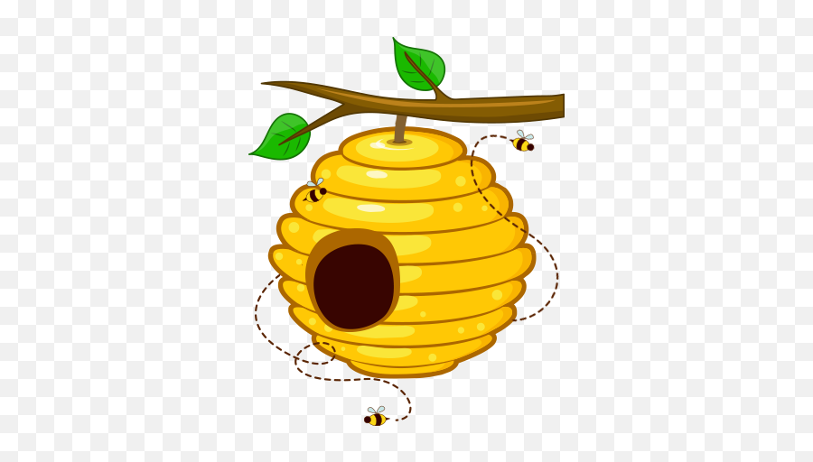 Beehive Clipart - Bee House Clip Art Png,Bee Clipart Png