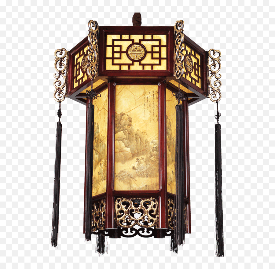 Yunlang Chinese Antique Solid Wood Palace Lamp Classical - Lantern Png,Chinese Lantern Png
