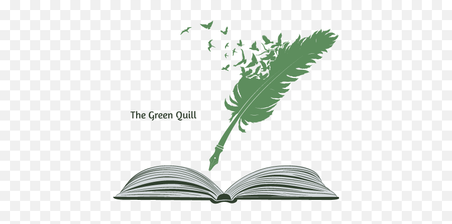 Cropped - Greenquillicon2png U2013 The Green Quill 175,Quill Png