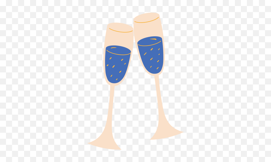 Two Glasses Of Wine Png - Champagne Glass,Wine Glass Transparent Background