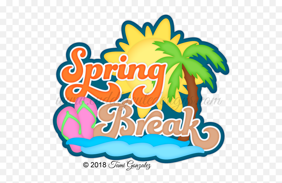 Download Spring Break Png Image With No - Spring Break No Background,Break Png