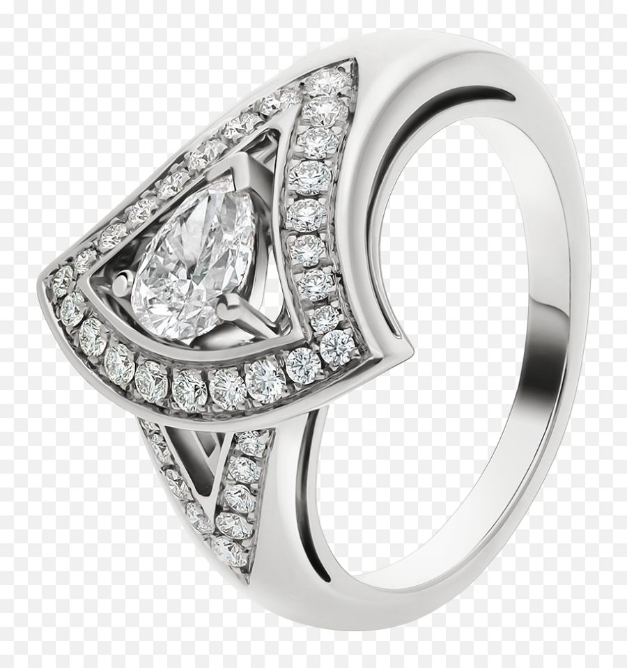 Divas Dream Ring 355629 - Bulgari Ring Diva Png,White Ring Png