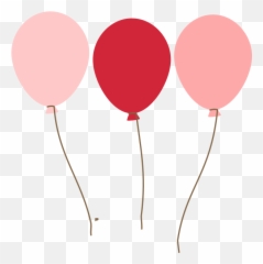 Emmas Blue Balloons Clip Art - Vector Clip Art Transparent Pink Balloons Clipart Png,Balloon Clipart Transparent Background