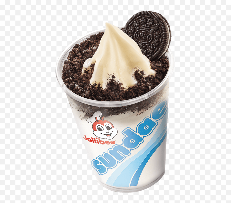 Cookies N Cream Sundae Twirl - Cookies And Cream Jollibee Png,Cookies And Cream Png