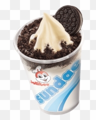 Cookies N Cream Sundae Twirl - Cookies And Cream Jollibee Png,Cookies And Cream Png
