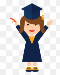 College Graduate Png Cartoon - Graduate Animated Png,Graduate Png