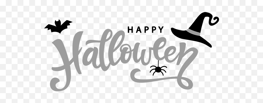 Happy Halloween Typography Png - Happy Halloween Transparent Background,Happy Halloween Png
