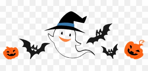 Ghost Bats And Jack - ou0027lanterns clipart Free download Bat And Clipart png