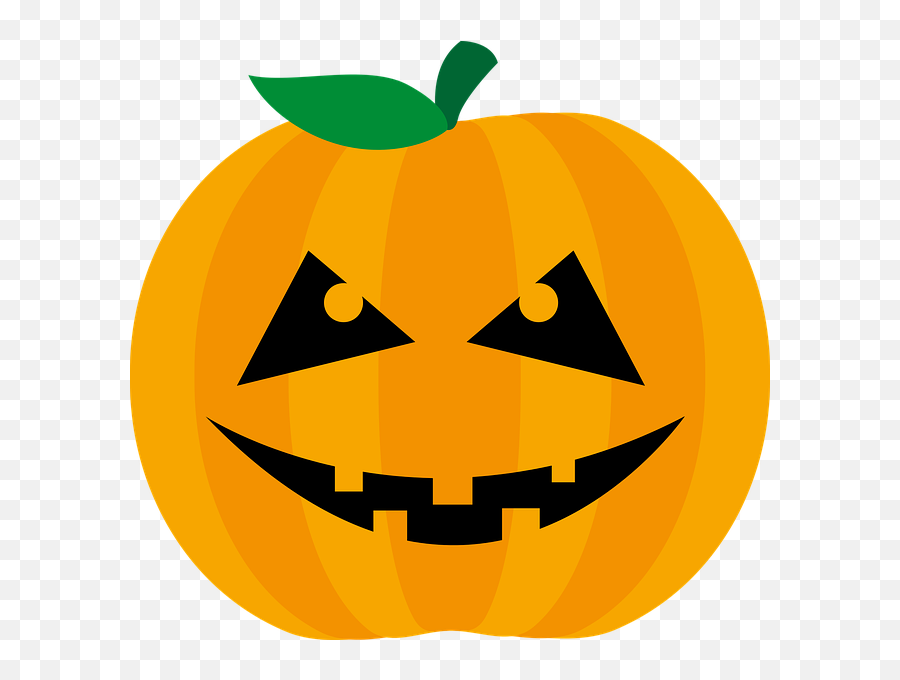 Pumpkin Halloween Orange Happy - Free Vector Graphic On Pixabay Desenho De Abóbora Halloween Png,Pumpkin Head Png