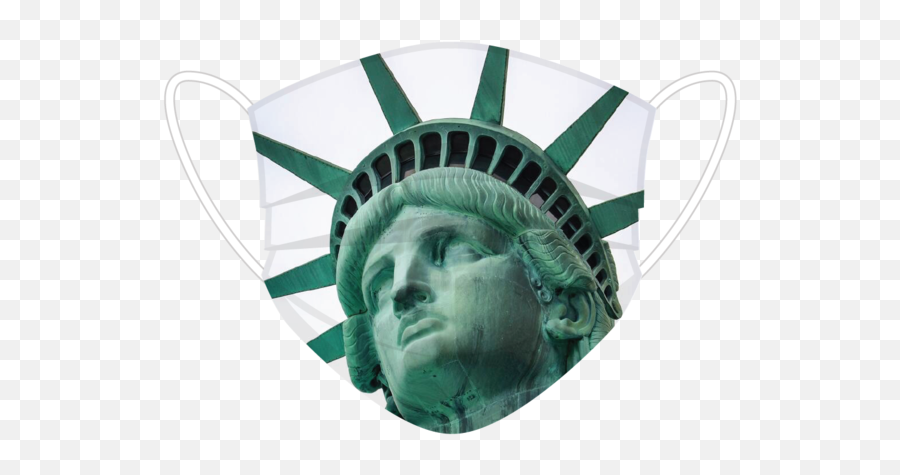 Statue Of Liberty Face Cover - Statue Of Liberty National Monument Png,Statue Of Liberty Logo