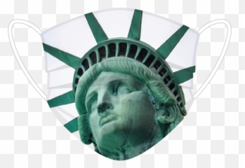 Statue Of Liberty Face Cover - Of National Monument png