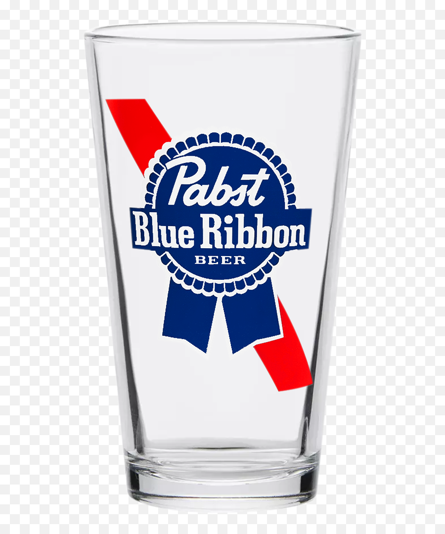 Pabst Blue Ribbon Pint Glass - Pabst Blue Ribbon 24 Oz Png,Pabst Blue Ribbon Logo