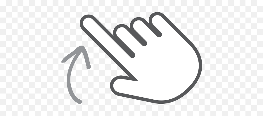 Finger Gesture Hand Interactive - Swipe Up Hand Png,Swipe Up Png