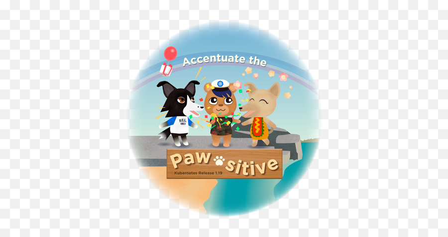 Accentuate The Paw - Kubernetes Release Logo Png,Aka Cartoon Logo