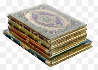 Stacked Books Hinged Lidded Box Png