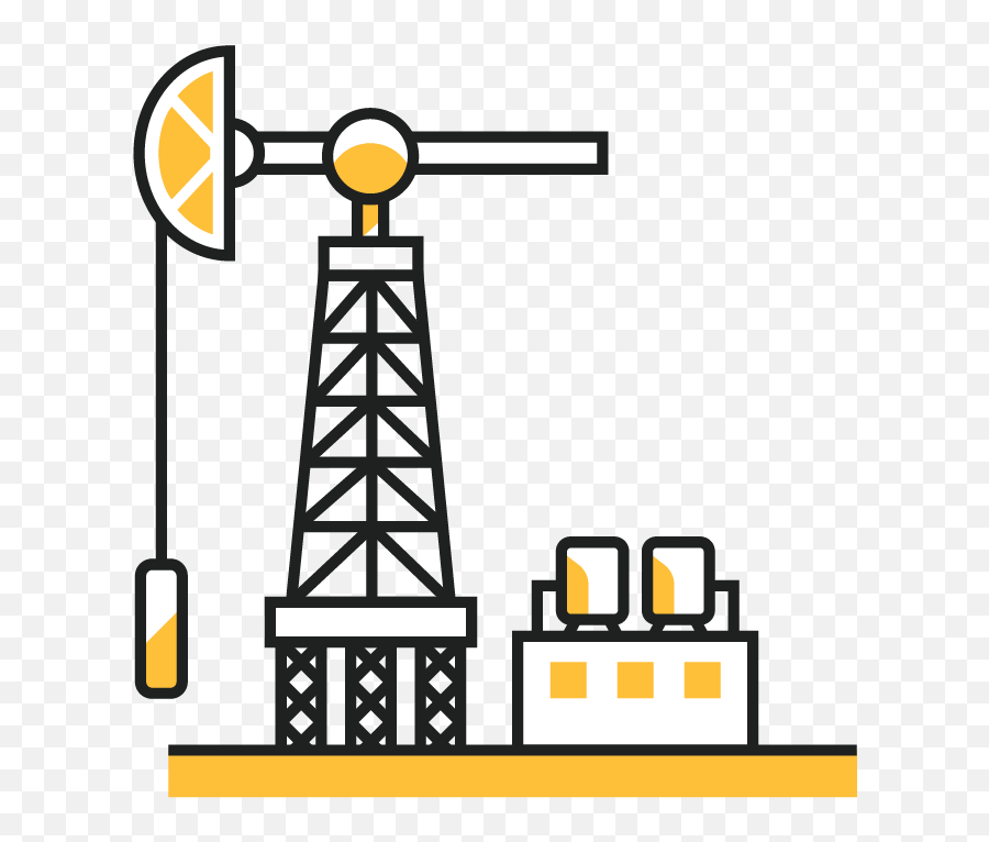 Petroleum Oil Well Field - Vector Drilling Equipment Png,Oil Rig Icon