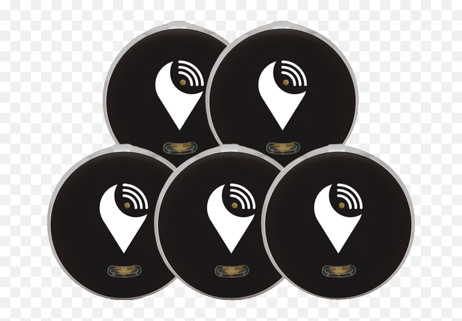5 - Pack Trackr Pixel Bluetooth Tracking Devices Only 500 5 Pack Trackr Black Png,Pixel D Batteries Icon